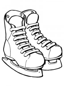 Ice Skates coloring page 11 - Free printable