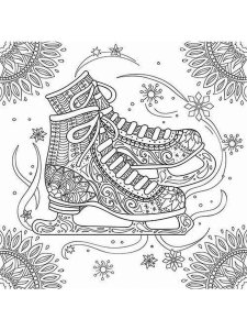 Ice Skates coloring page 13 - Free printable