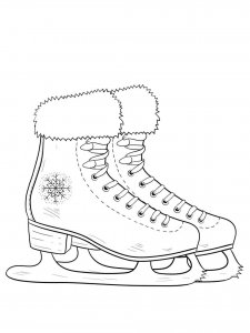 Ice Skates coloring page 14 - Free printable