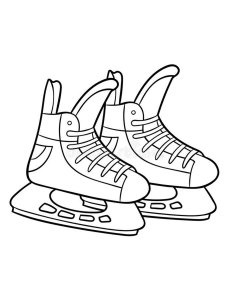 Ice Skates coloring page 17 - Free printable