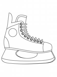 Ice Skates coloring page 19 - Free printable
