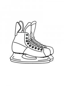Ice Skates coloring page 5 - Free printable