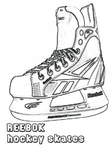 Ice Skates coloring page 6 - Free printable