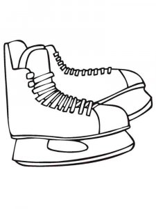 Ice Skates coloring page 7 - Free printable
