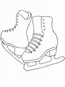 Ice Skates coloring page 8 - Free printable