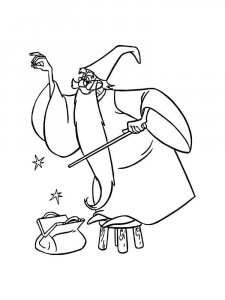 Magician coloring page 11 - Free printable