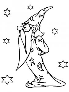 Magician coloring page 15 - Free printable