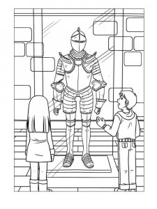 Museum coloring page 5 - Free printable
