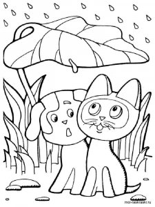 Rainy day coloring page 12 - Free printable