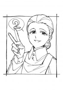 The Promised Neverland coloring page 2 - Free printable