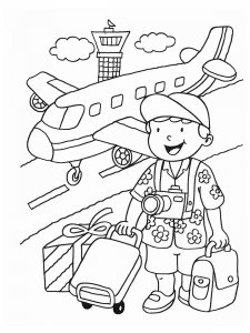 Travel coloring page 22 - Free printable