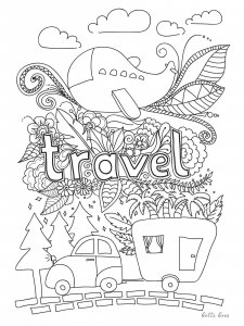 Travel coloring page 23 - Free printable