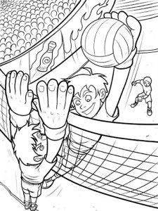 Volleyball coloring page 15 - Free printable