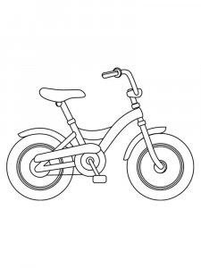 Bicycle coloring page 29 - Free printable