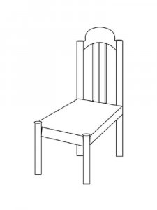 Chair coloring page 12 - Free printable