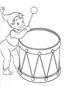Drum coloring page 20 - Free printable