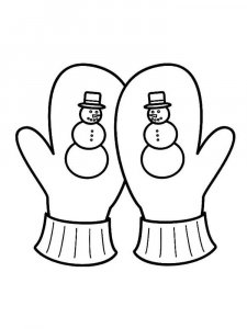Mittens coloring page 15 - Free printable