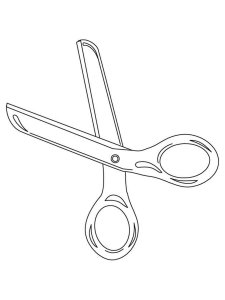 Scissors coloring page 20 - Free printable