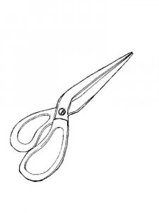 Scissors coloring page 5 - Free printable
