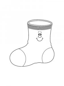 Socks coloring page 15 - Free printable