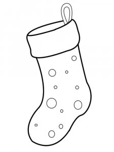 Socks coloring page 9 - Free printable