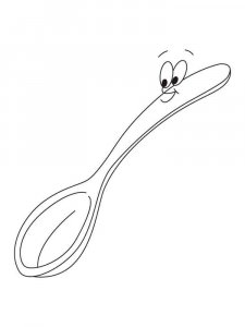 Spoon coloring page 10 - Free printable