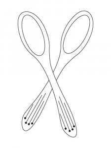 Spoon coloring page 11 - Free printable