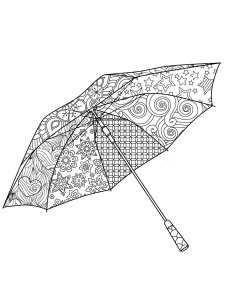 Umbrella coloring page 32 - Free printable