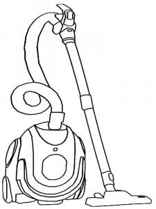 Vacuum Cleaner coloring page 7 - Free printable