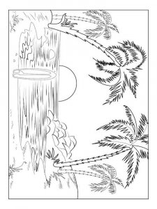 Hawaii coloring page 7 - Free printable