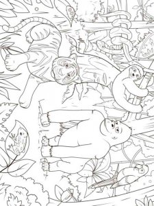 Jungle coloring page 4 - Free printable