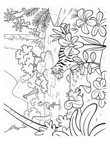 Jungle coloring page 5 - Free printable