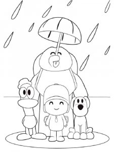 Rain coloring page 10 - Free printable