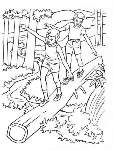 River coloring page 12 - Free printable