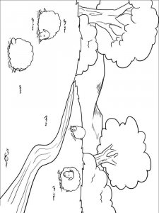 River coloring page 17 - Free printable