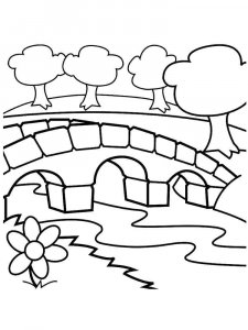 River coloring page 19 - Free printable