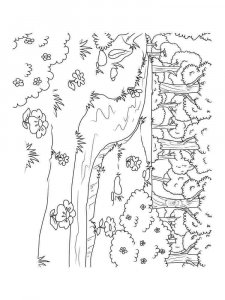 River coloring page 2 - Free printable