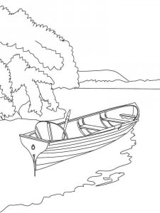 River coloring page 3 - Free printable