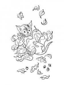 Autumn coloring page 16 - Free printable