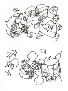 Autumn coloring page 20 - Free printable