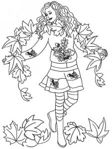 Autumn coloring page 21 - Free printable