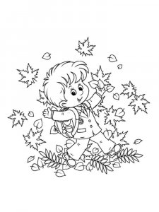 Autumn coloring page 23 - Free printable