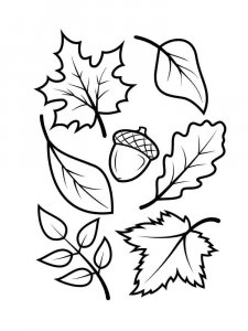 Autumn coloring page 24 - Free printable