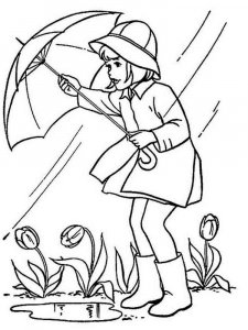 Autumn coloring page 4 - Free printable
