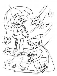 Autumn coloring page 9 - Free printable