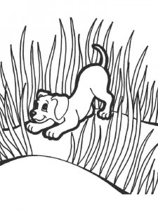 Grass coloring page 6 - Free printable