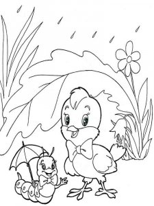 Summer coloring page 1 - Free printable