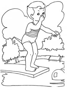 Summer coloring page 10 - Free printable