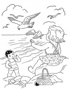 Summer coloring page 12 - Free printable