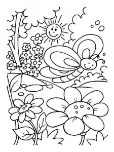 Summer coloring page 17 - Free printable